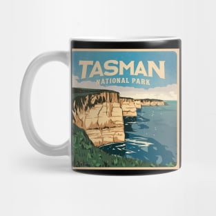 Retro Tasman National Park Australian Adventure Mug